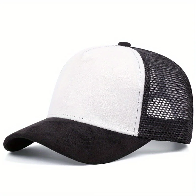 Unisex Mesh-Baseballkappe für Sommer und Outdoor-Sport, Verstellbare Trucker-Caps, Modische Gebogene Dad-Caps für Männer und Frauen, Lässiger Atmungsaktiver Sonnenhut – Detail 9