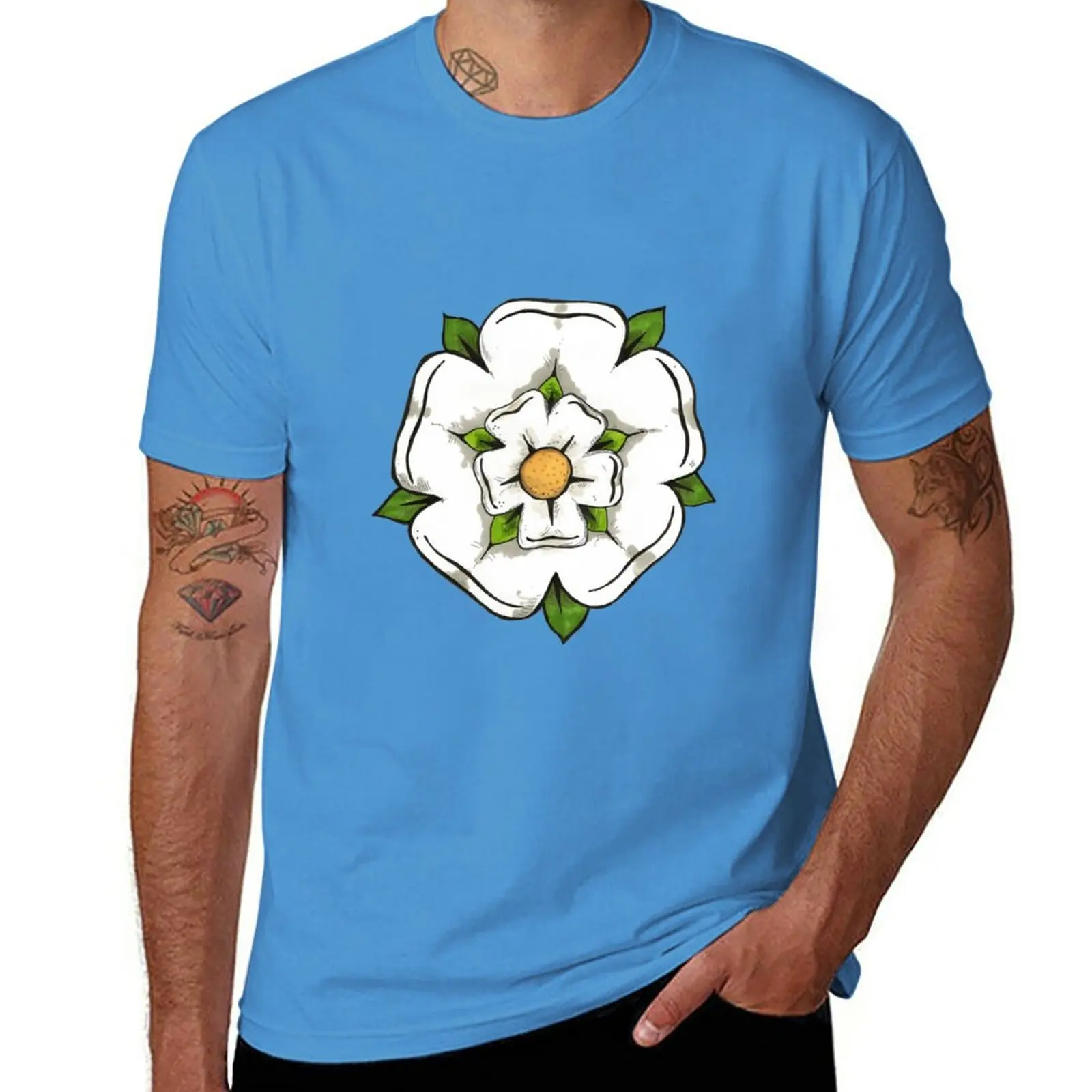 

New Reyt Good Yorkshire Rose. T-Shirt funny t shirts custom t shirts kawaii clothes mens t shirts