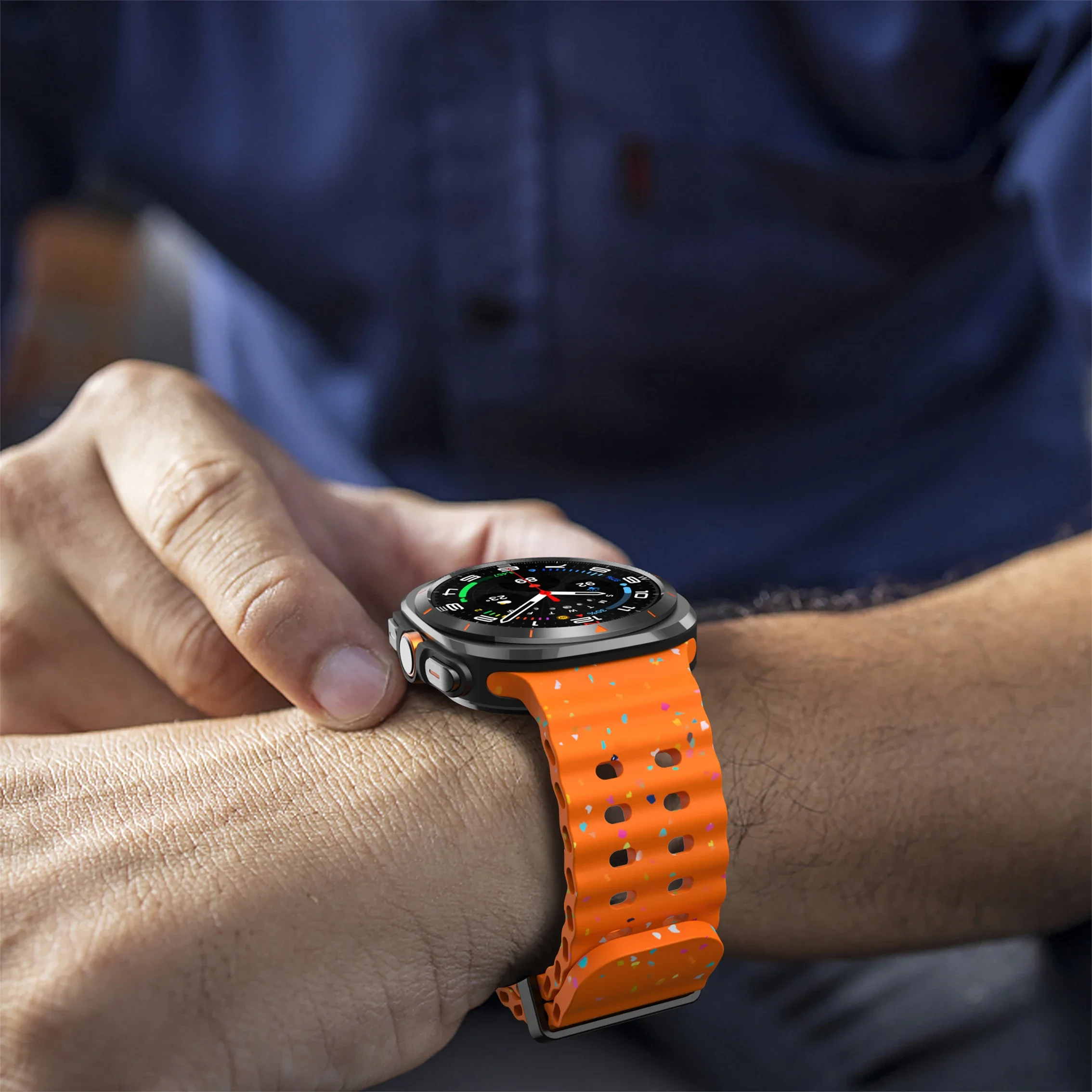 Luminous Silicone Smartwatch Strap - Universal Fit