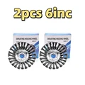 2Pcs 6inch Head