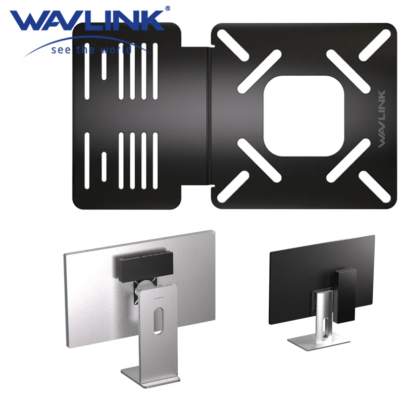WAVLINK ドッキングステーション モニターの後ろのワークステーション 