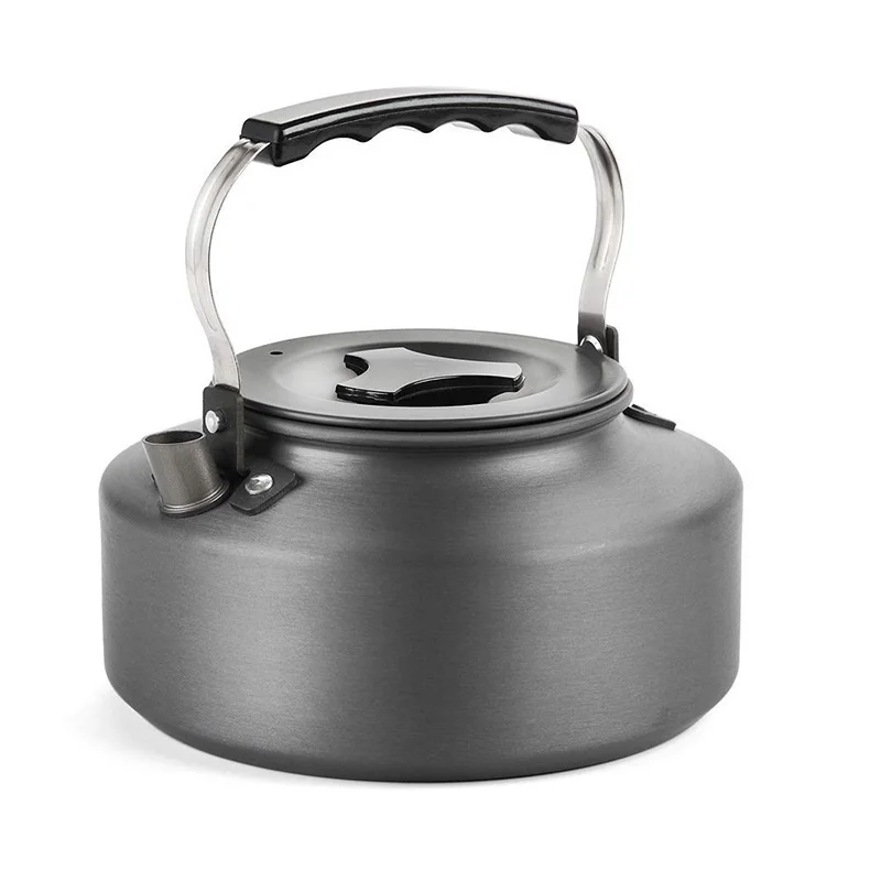 Outdoor Camping Kettle Multi Functional Alloy Big Kettle 1.1L 1.6L 2L