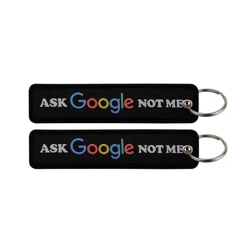 1pcs Computer Pop-up Window Quotes Embroidered Keys Tag Keychains For Motorcycles Backpack Fashion Key Ring Accessories Gifts - Image 59