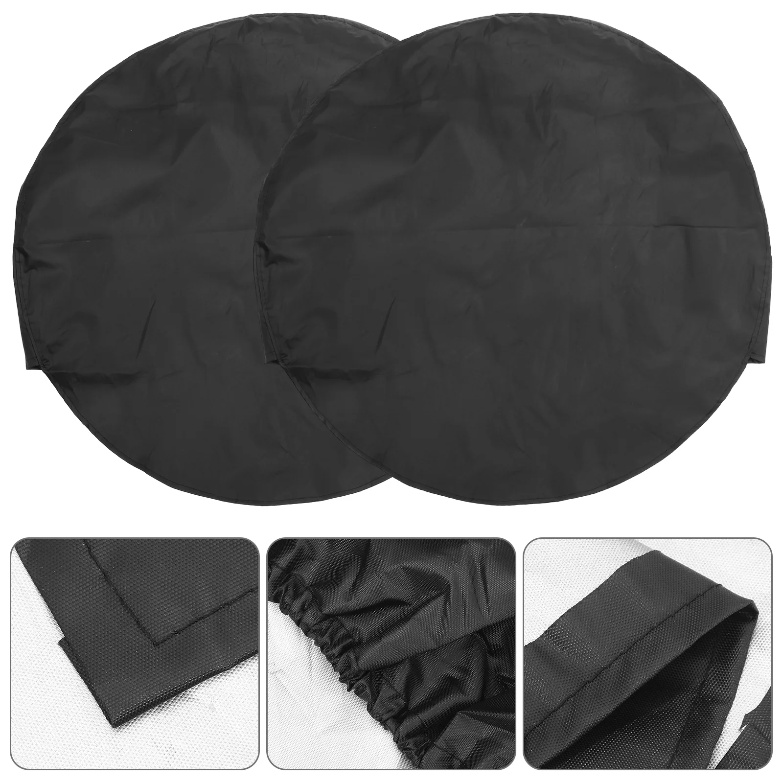 2pcs Rv Tire Cover 285 Inch Tire Protector Spare Tire Cover For Rv Trailer Camper