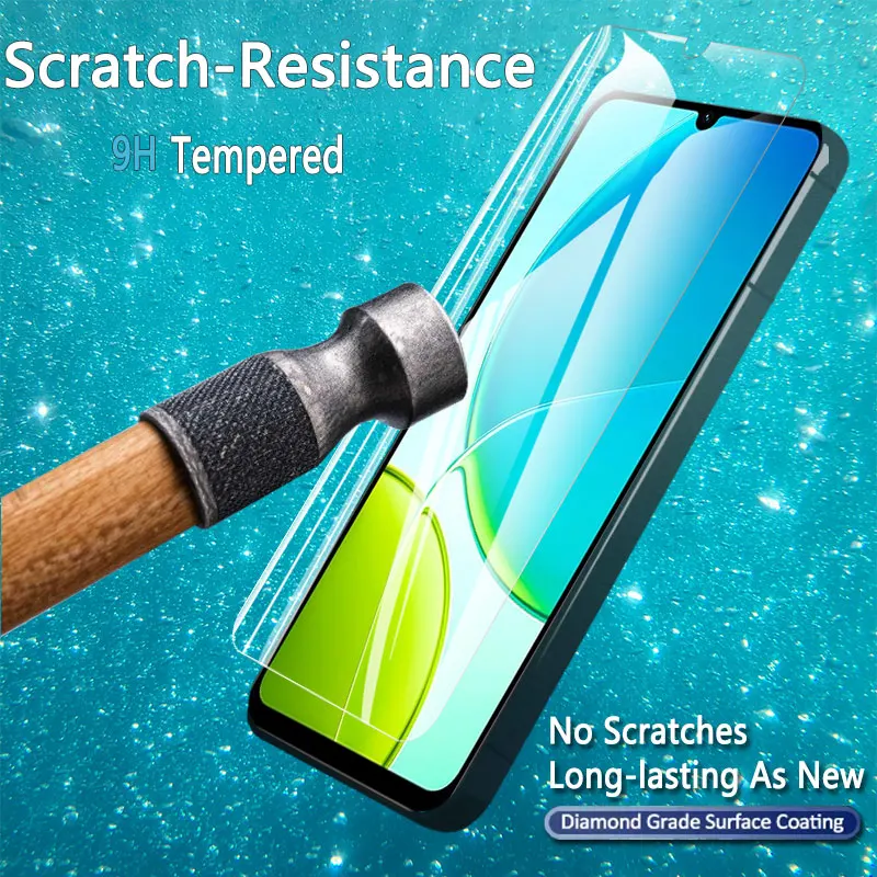 Premium HD Tempered Glass Screen Protectors - Anti-Scratch, Case-Friendly, Fingerprint Resistant