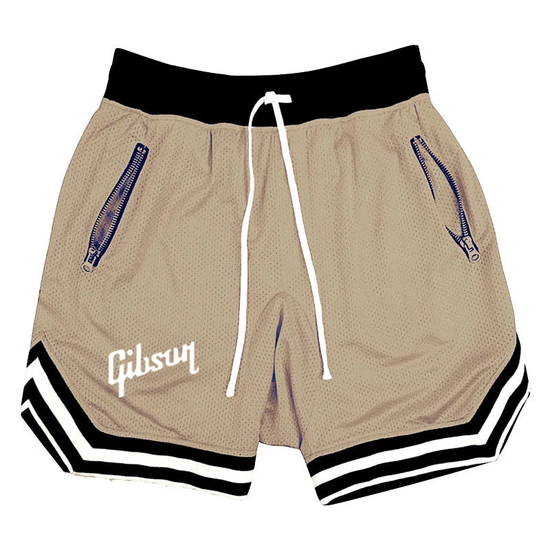 Gibson 2023 Summer style Running Shorts Men Casual comfort Breathable Jogging Sport Pants Solid Color Drawstring Loose trousers