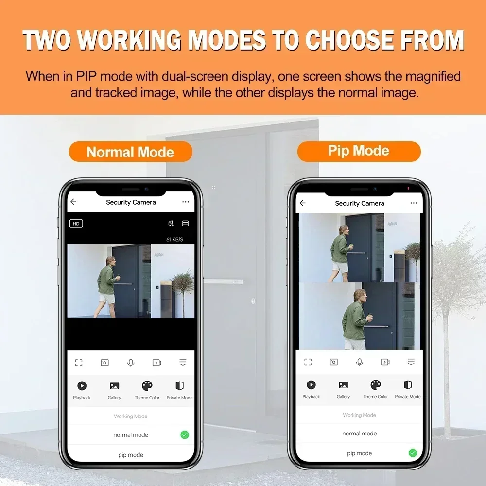 Tuya APP Smart Video Peephole 2MP Wifi Cam Motion Detection Door Viewer Video-eye Wireless Two-way Audio Home Security Camera