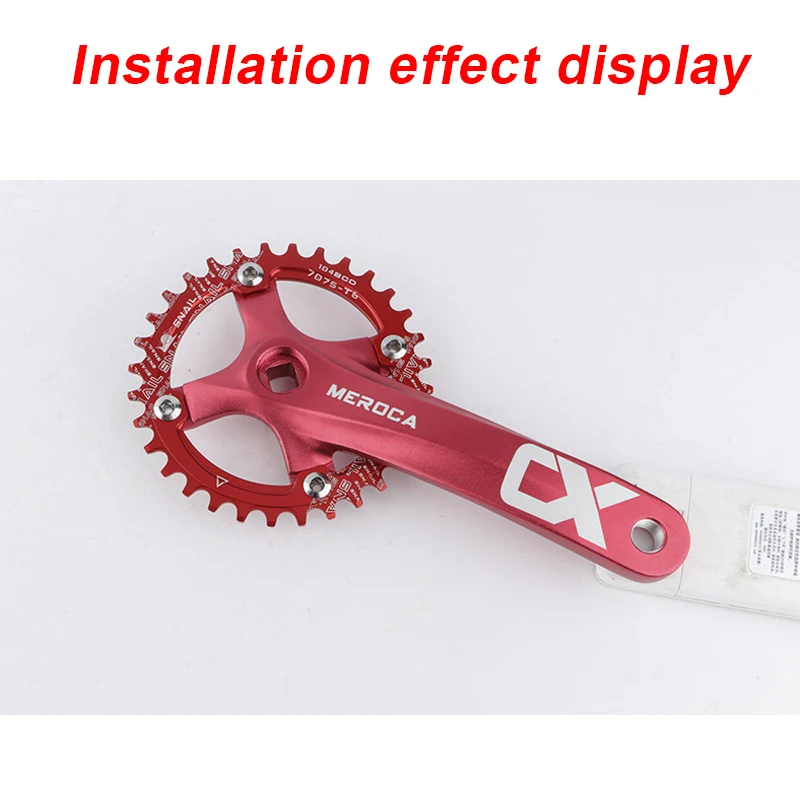 MTB Chainring Round Narrow Wide Ultralight Mountain Bike 32T 34T 36T 38T 40T 42T Crankset Tooth 104BCD Chainwheel