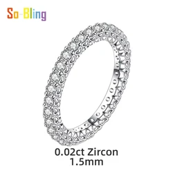 Elegant S925 Sterling Silver Ring with Fine Cubic Zirconia - 8 (Heart Shaped)