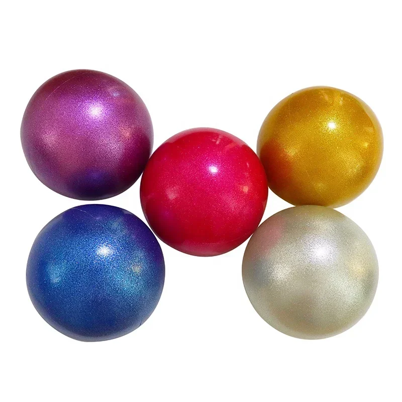 25cm Glitter Rhythmic Gymnastics Ball for Dance and Performance