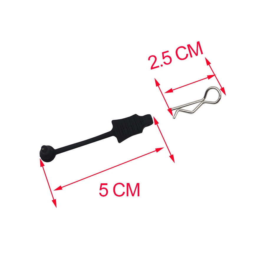 Rubber Body Clip Retainer Kit body clip retainer kit For Mojave Limitless Typhon Kraton 1/7 1/8 RC Car Parts