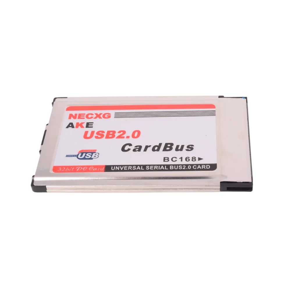 2025 신형 PCMCIA to USB 2.0 NEC 칩 숏 카드 USB2.0 카드버스 BC168 노트북 카메라 프린터 모바일 하드 드라이브용
