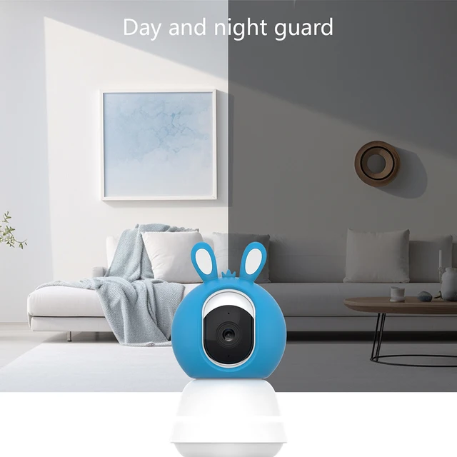 2K 4MP Tuya Smart Baby Monitor with 5-inch Portable Display APP Remote Control Cry Detection Auto Night Vision Electronic Nanny 3