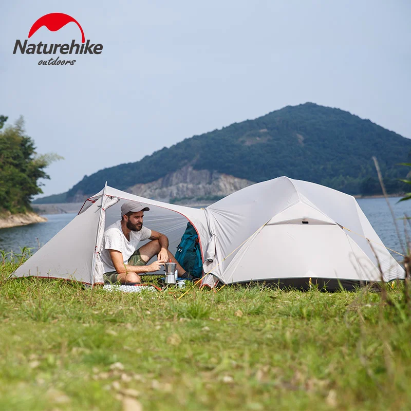Naturehike Mongar 2 Person Camping Tent Ultralight Outdoor Travel Double Layer Tents Waterproof Folding Tent