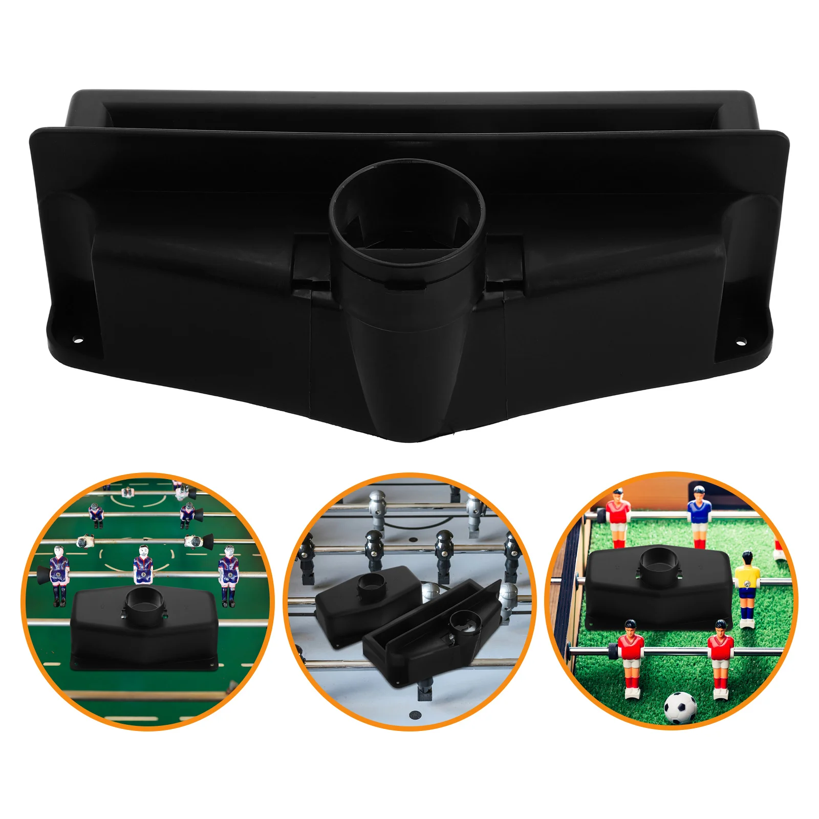 1 Set Foosball Ball Return Box Table Football Ball Collection Case Plastic Plastic Foosball Storage Tray Practice Hold