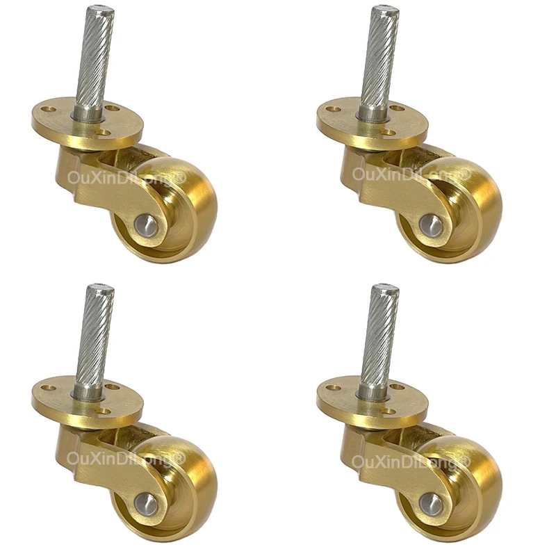 

4 шт., мебельные колесики для чайной корзины, 1 дюйм