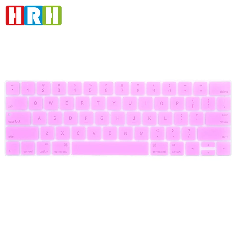 

HRH Hollow Out Style Silicone Backlit Keyboard Skin for Macbook Pro 13.3 A1706 A1989 A2159 Pro 15.4 Inch A1707 A1990 touch bar