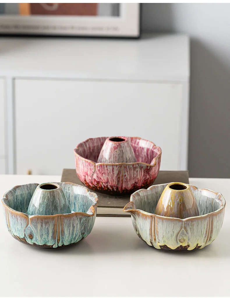 Petal Matcha Set 8 Pcs KilnChange Glazed Matcha Kit with Matcha Bowl Whisk Spouted Tools Handcrafted Ceremony luxury Gift Box