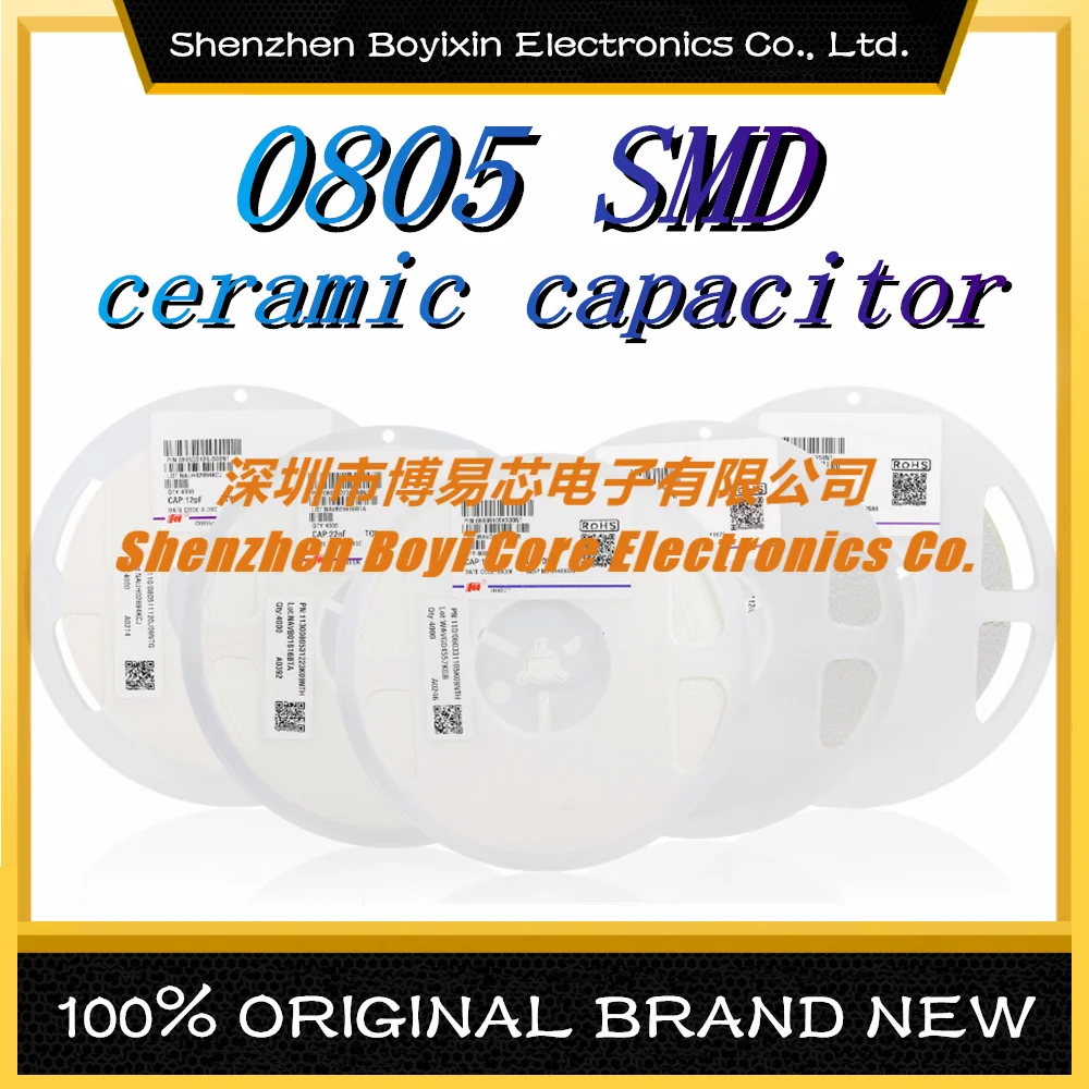 4000Pcs 0805 SMD 1pF 2pF 3pF 4pF 5pF 6pF 8pF 10pF 100uF 100pF 1nF 10nF 15nF 100nF 0.1uF 1uF 2.2uF 4.7uF 10uF 47uF Various models 4000pcs 0603 smd ceramic capacitors 10pf 100uf 100pf 1nf 10nf 15nf 100nf 0 1uf 1uf 2 2uf 4 7uf 10uf 47uf various models