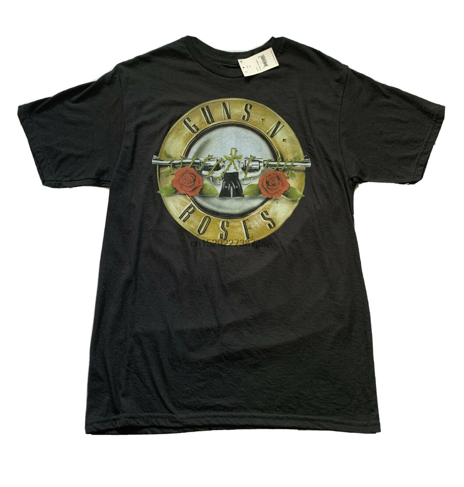 Guns N’ Roses Black T-Shirt (M) Reprint Retro Classic Rock - Axl Rose Slash Izzy |
