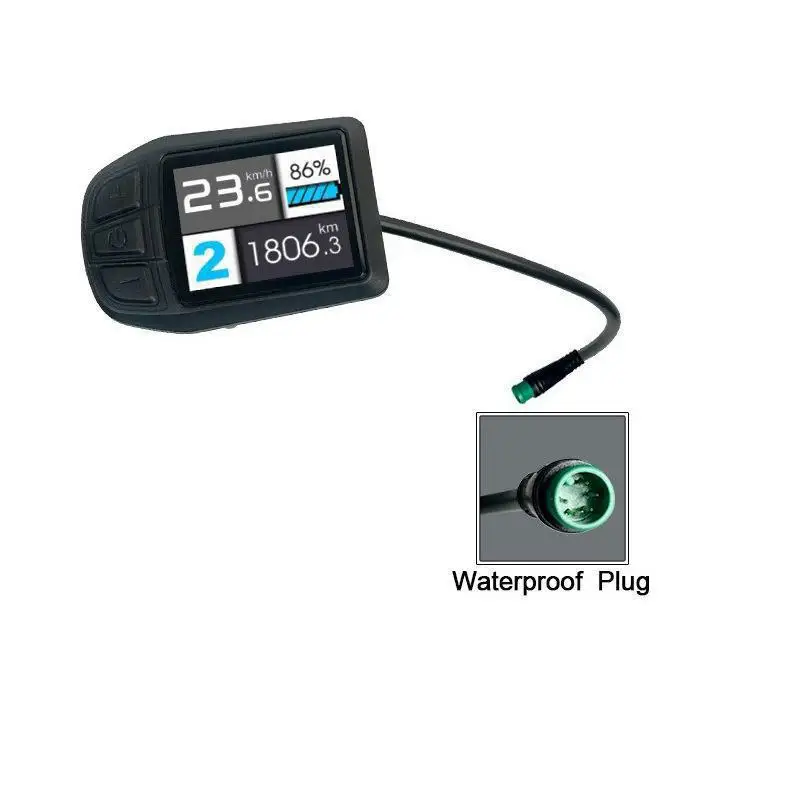 Elektrische Fiets Display LCD Meter, 36V 48V, JN-LCD-GD01 Fiets Li-Batterij Modificatie Accessoires Normale Aansluiting