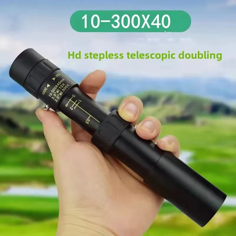  slider image of Portable 10-300×40 Monocular Telescope,