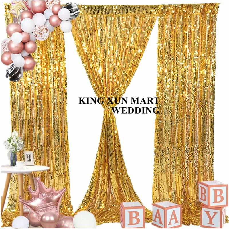 

10x10ft Glitter Sequin Backdrop Curtain Wall Stage Background Photo Booth Baby Shower For Wedding Banquet Event Decoration