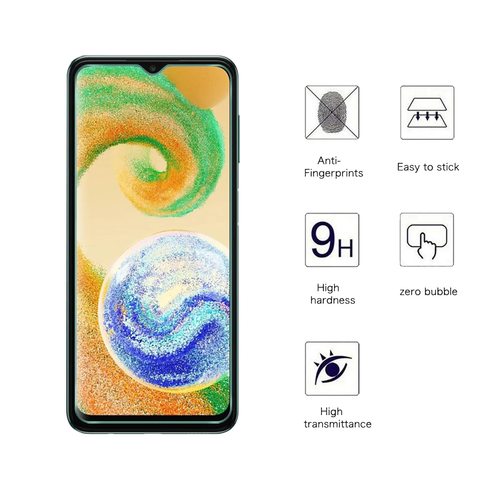 

Tempered Glass For Samsung Galaxy A04 A04s A04core A04e Screen Protector Glass Film