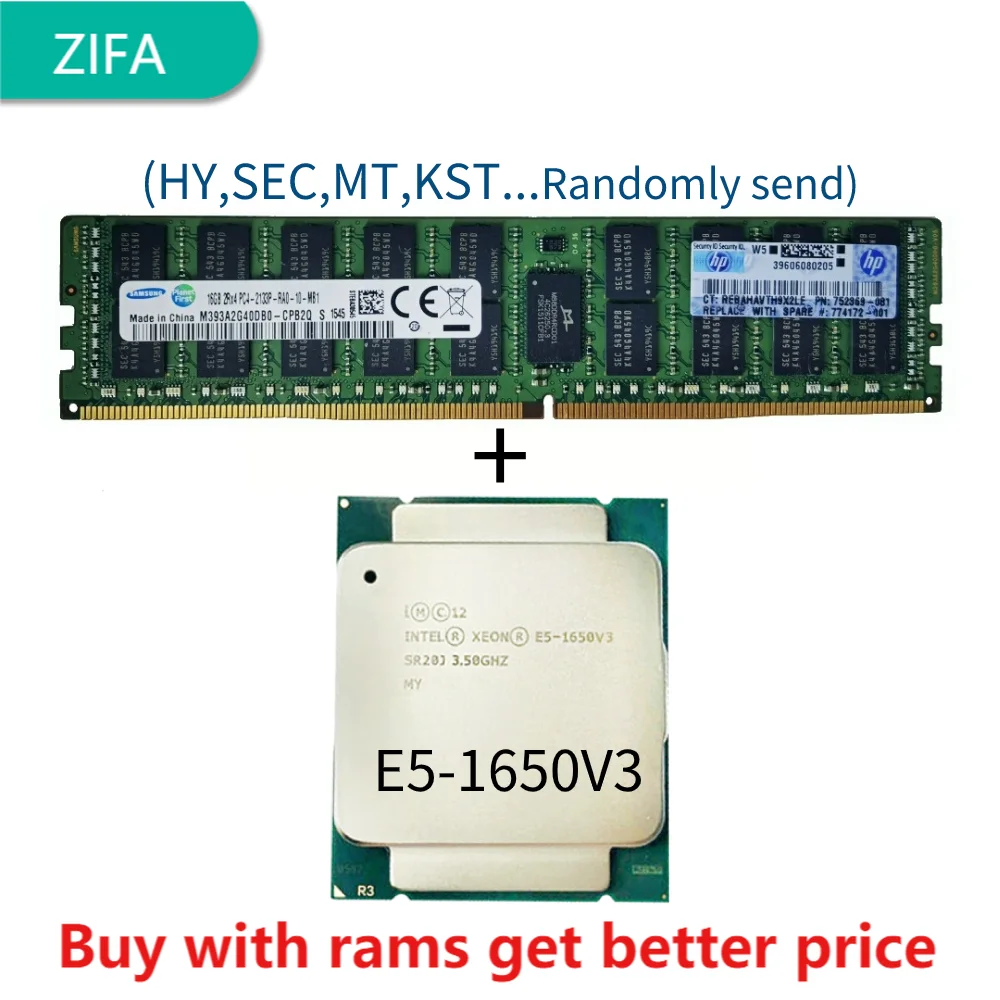 Серверная оперативная Память DDR4 16G 2133 МГц с процессором E5 1650 V3 3 5 ГГц 6 ядер потоков