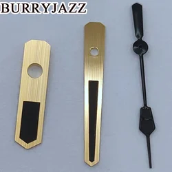 Black Gold and Green Luminous Watch Hands - Elegant Design (Gold Black)