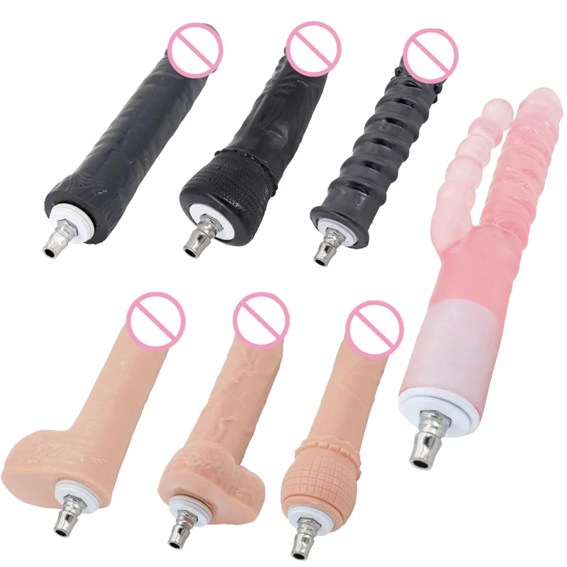 Quick Air Adapter TPE Dildo for Sex Machine with VAC-U-Lock System Connector Masturbation Machine Attachments Sex Toys for Women