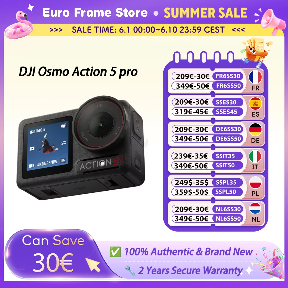 DJI Osmo Action 5 pro ADVENTURE COMBO z EU za $424.78 / ~1580zł