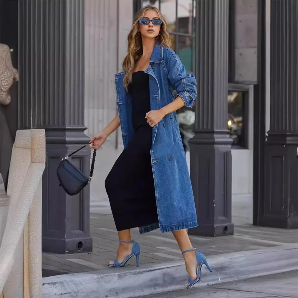 Manteau Oversize Manteau Long Femme Solde Veste Oran Designe - Main Image