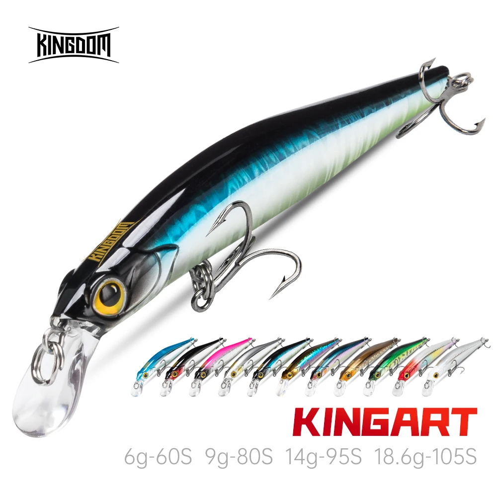 Königreich Heißer Verkauf Jerkbaits Lockt 60mm 6g 80mm 9g 105mm 18,6g Sinking minnow Swimbait Isca Künstliche Köder Angeln Wobbler