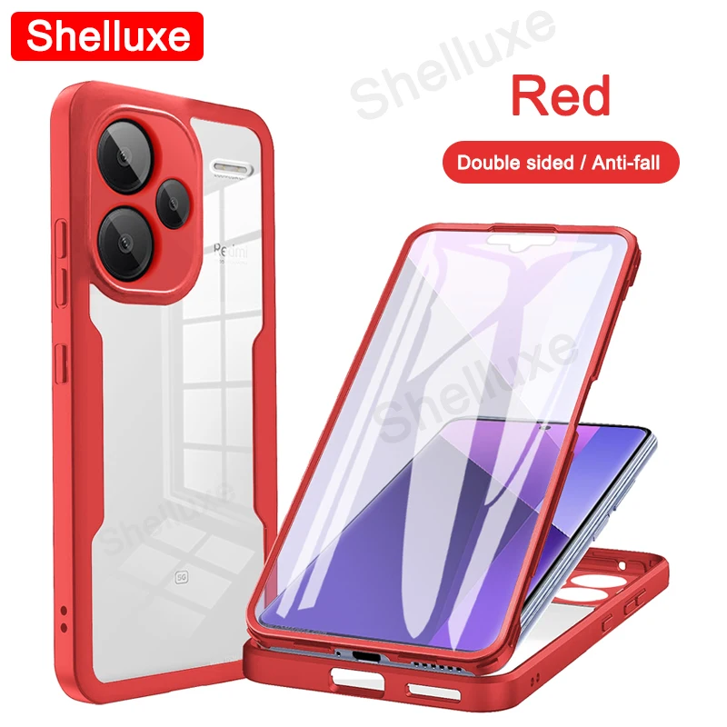 Transparent 360° Full Body Silicone Protector Case - Premium Double-Sided Cover
