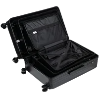 Wings ABS + Ensemble de 3 valises personnalisées - Noir Black Dog Travel Kit (S/M/L) 2