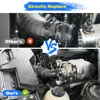 خرطوم سحب الهواء مع حلقة فولاذية ، أنبوب فلترة مجرى الهواء ، بي ام دبليو F20 ، F21 ، F30 ،