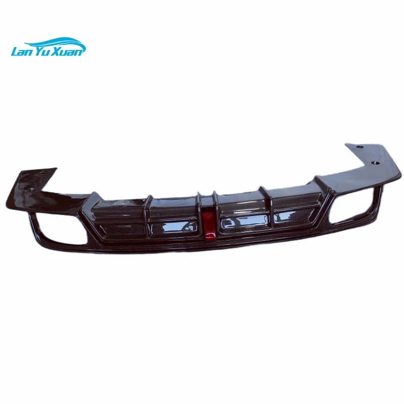 

SM style carbon fiber rear diffuser rear bumper spoiler body kit for Porsche c coupe 2018-2022