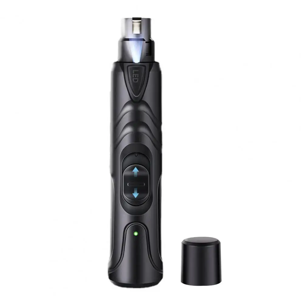 

Electric Pet Nail Grinder Dog Nail Clippers Quiet Powerful Adjustable Speeds Electric Nail Trimmer With LED Lights Dog Supplies
