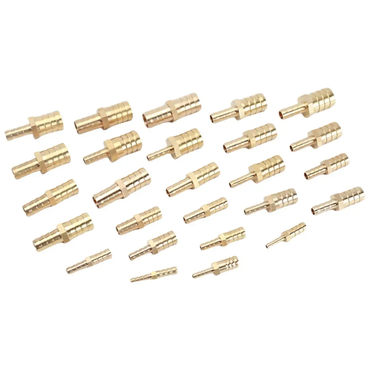Brass Straight Hose Pipe Fitting Equal Barb 4mm 5mm 6mm 8mm 10mm 12mm 16mm 19mm 25mm Gas Copper Barbed Coupler Connector Adapter pipe fitting,water pipe fitting,hose pipe fitting