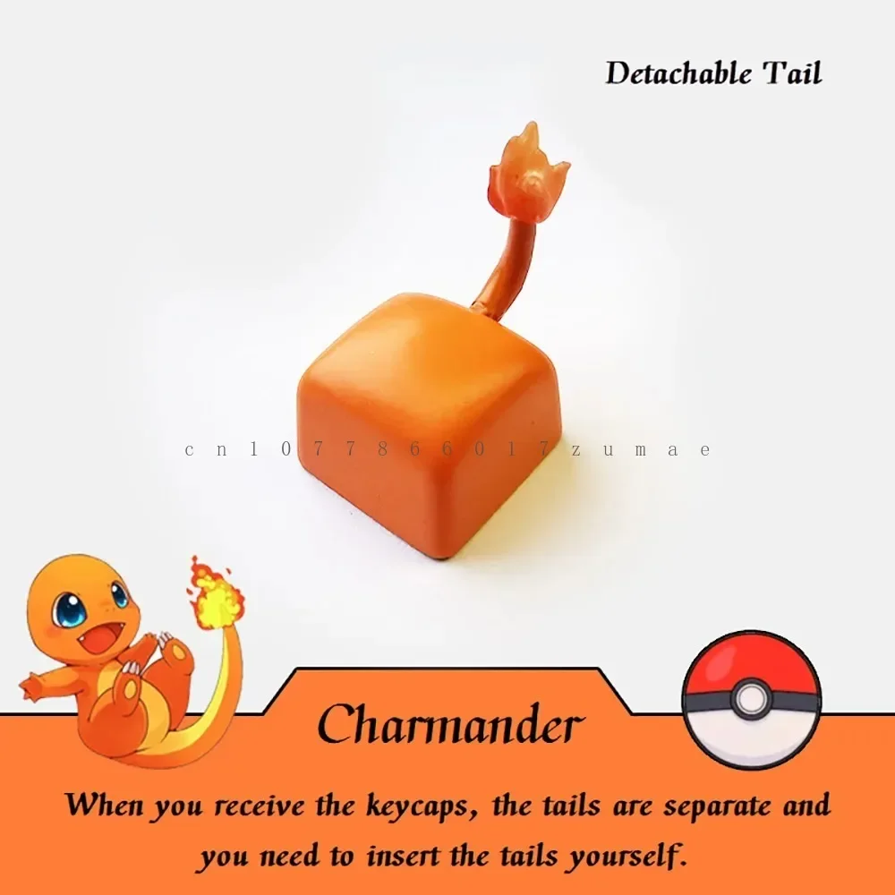 ポケモンかわいいキーキャップピカチュウゼニガメミュウツーキーボード