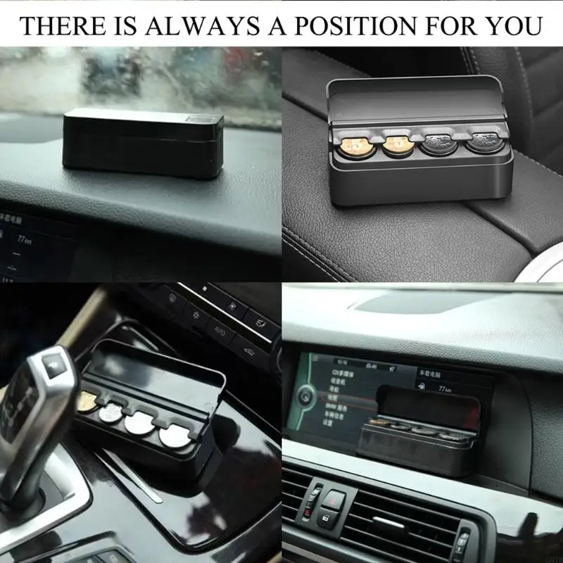 G8TB Coin Holder for Car Change Universal Storage Coin Money Dispenser 5
