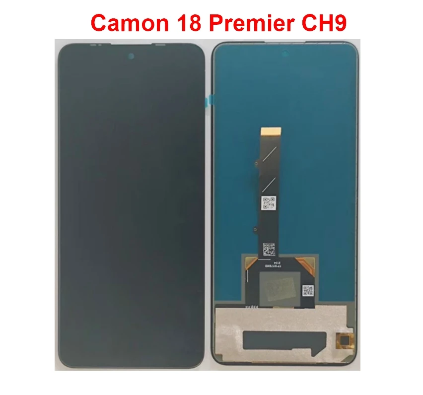 

Test OK Black Color For Tecno Camon 18 Premier CH9 LCD Display Touch Screen Digitizer Assembly