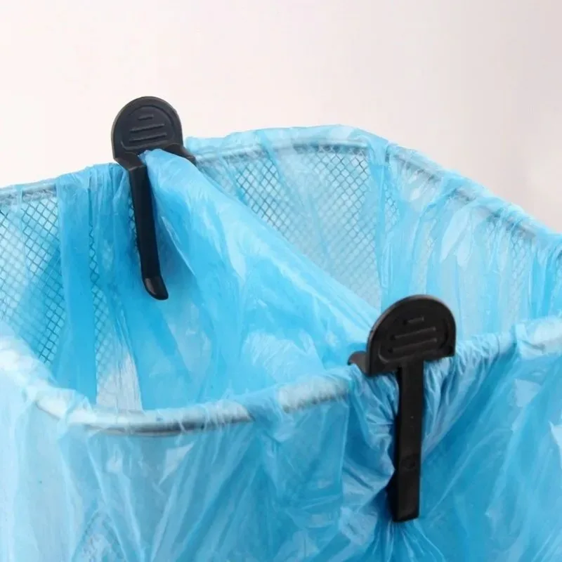 20/2PCS Household Rubbish Clip Garbage Bin Clip Useful Plastic Waste Can Trash Bag Clamp Bin Bag Holder for Kitchen Bathroom 4