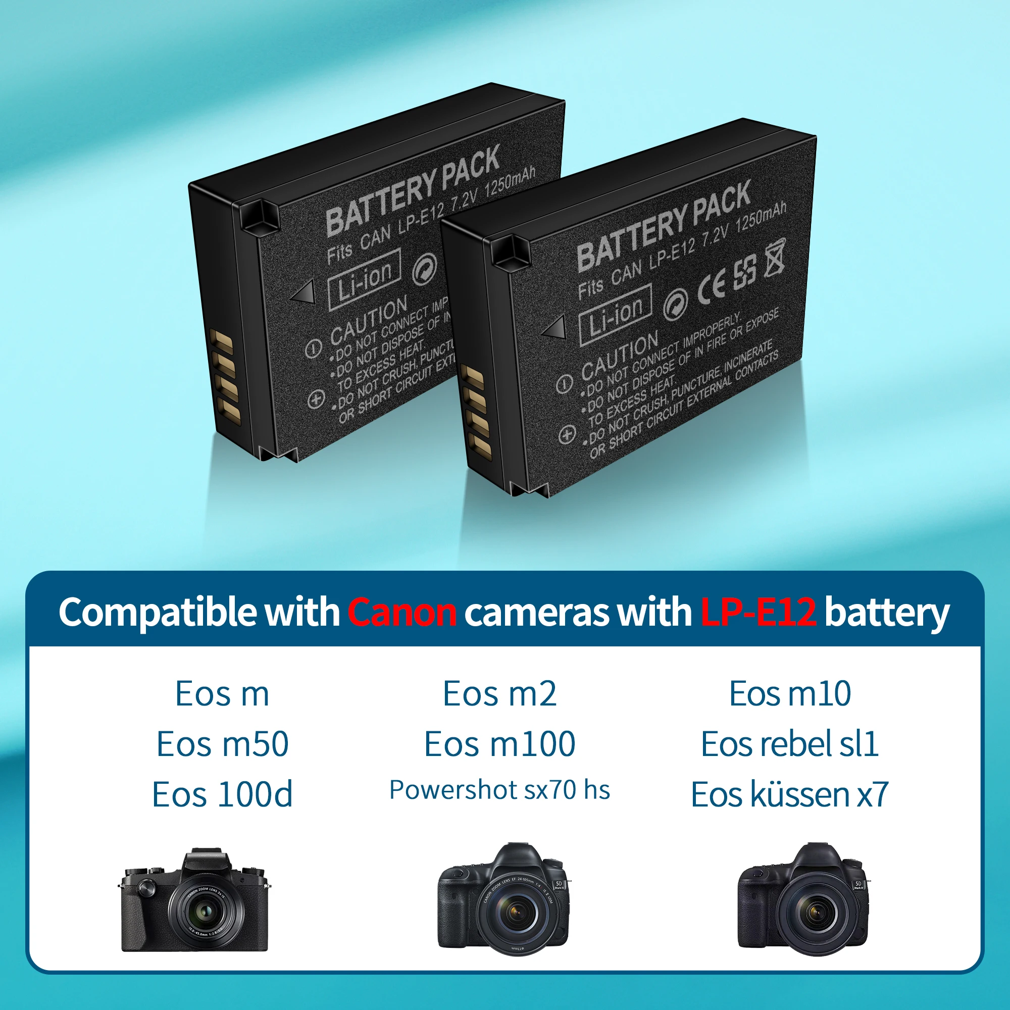 Canon LP-E12 Camera Battery For EOS M50,EOS M200, EOS M10,EOS M,EOS M2 ETC @ Best Price Online | Kenya - View #13