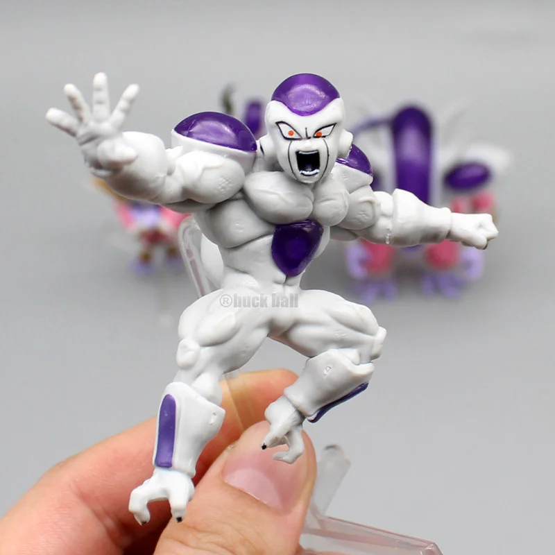 8pcs Dragon Ball Z Frieza Figure Freezer Anime Figures Gk Figurine Pvc Statue Model Doll Collectible Desk Decoration Toy Gifts