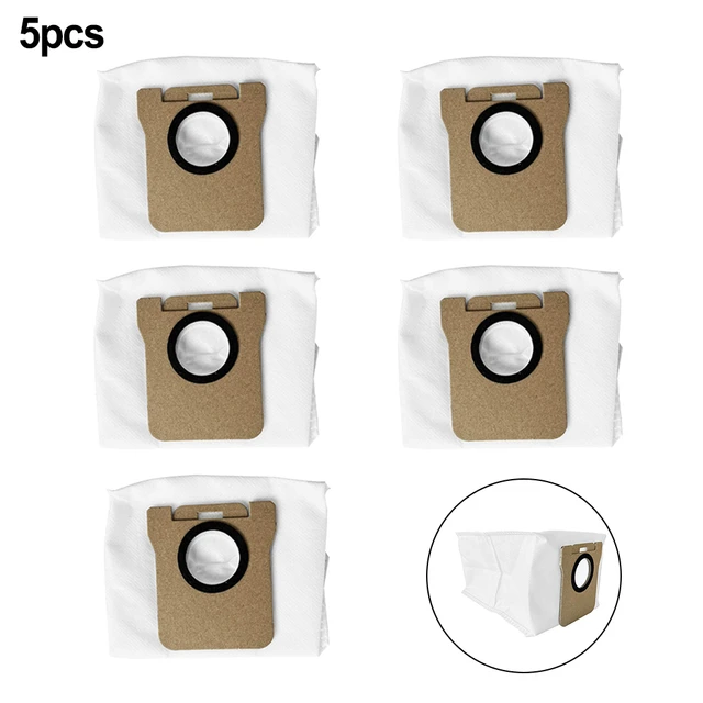 6Pcs Dust Bags for Xiaomi Dreame Bot D10 Plus RLS3D Vacuum Cleaner Garbage  Dust Bag Replacement Spare Parts - AliExpress