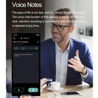 AI Smart Translate Eyeglasses Voice Assistant Music Play Receive Call Anti Blue Light Lenses 134+ Language Translate Sunglasses - Image 4