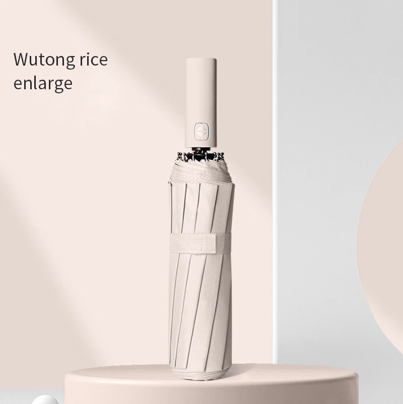12 Ribs Strong Umbrella 108cm Diameter Automatic UV Parasol Wind And Rain Resistance Bumbershoot automatic umbrella wind resistant umbrella windproof umbrella
