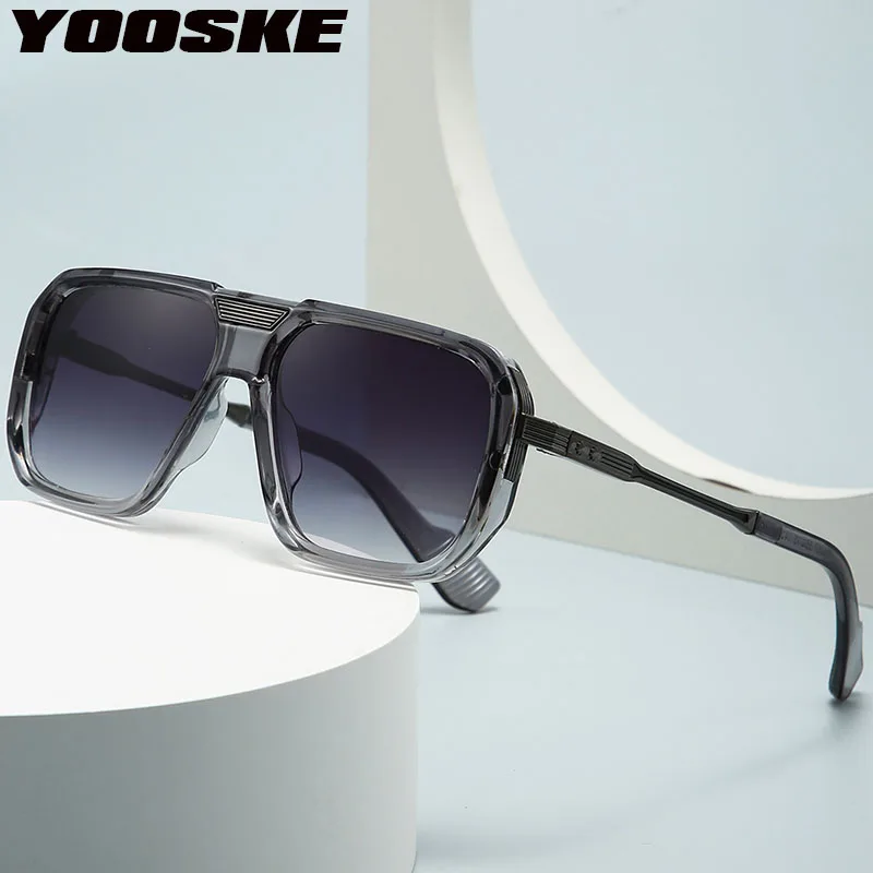 

YOOSKE Fashion Classic Punk Sunglasses Men's INS Trendy Retro Driving Sun Glasses Women UV400 Shades Goggles Sunglass